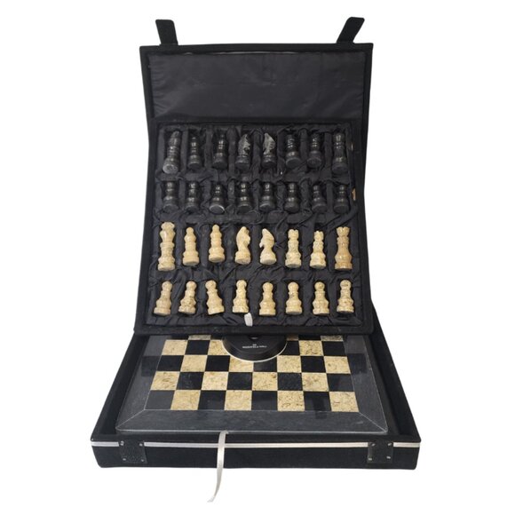 Chess set Storage Box Black Velvet Gift Box for jewelry and personal storage - Picture 14 of 17